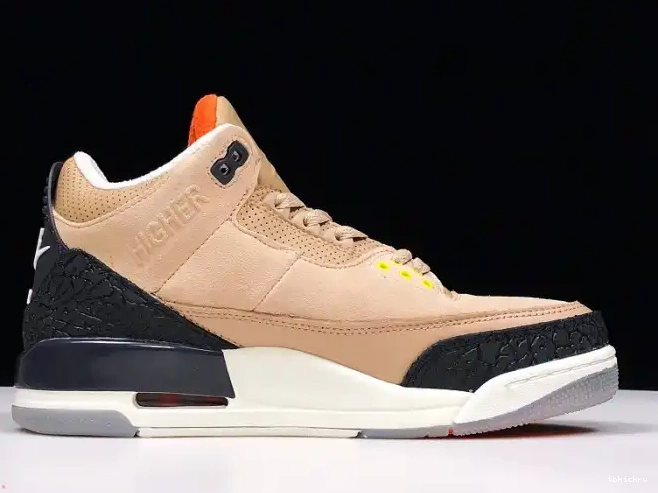 Cheap TBkick Bio AV6683-200 Beige JTH Jordan Air 3 0517